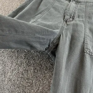 AEROPOSTALE Women's Size M Faded Slate Blue Gray Utility Cargo Pants Canvas Y2K thumbnail 10