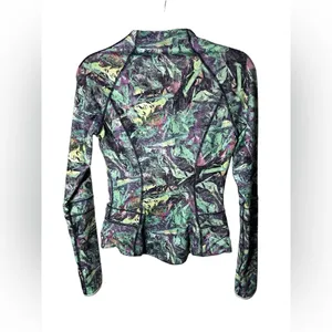 Lululemon Reversible Find Your Bliss Jacket Iridescent Multi Green‎ Size 4 thumbnail 6
