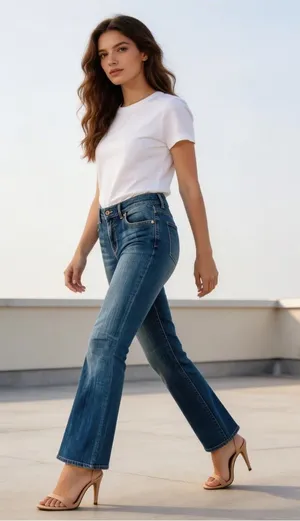 LUCKY BRAND | Vintage Blue Sweet N' Low Flare Denim Jeans Sz 4 thumbnail 1