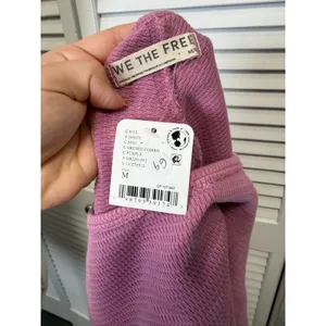 Free People We the free Jess Long Sleeve Thermal Top Size Medium NWT $68 retail thumbnail 5