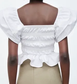 Zara white top thumbnail 2
