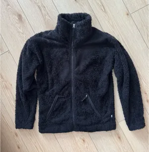 The North Face Fuzzy Zip-Up Jacket Black thumbnail 1