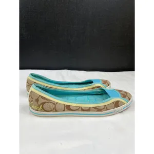 Coach A2165 Women's Blue/Signature Canvas Slip on /Shoes Size 8.5 SKU 4392 thumbnail 4
