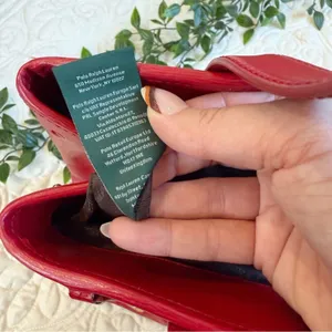 Ralph Lauren Red Newbury Classic Tote thumbnail 10