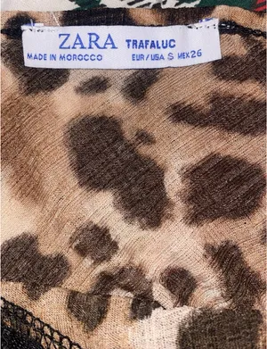 ZARA Leopard Top thumbnail 3