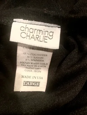 Charming Charlie 2-Piece Black Sequin Halter Set Backless Mock Necktop /skirt thumbnail 8