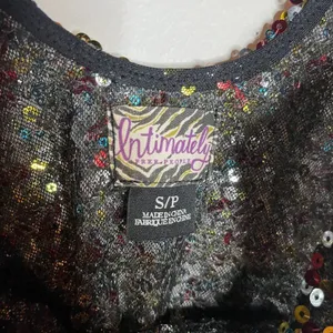 Free People sequin sheer mini dress thumbnail 3