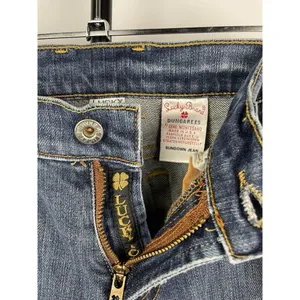 Lucky‎ Brand Women's Sundown Flare Denim Jeans Medium Blue Wash Size 2/26 thumbnail 7