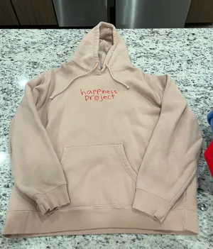 happiness project hoodie Pink Size 2X thumbnail 1