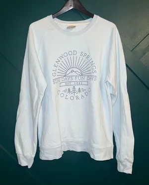 Baby Blue MV Sport Vintage Fleece Graphic Sweatshirt thumbnail 1