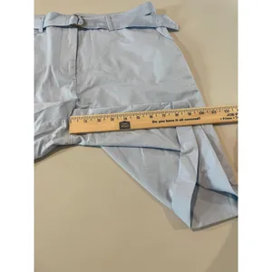 Tommy Hilfiger Shorts Light Blue Bermuda Cuffed with Belt Size 8 thumbnail 6