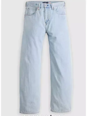 New Levi's 25x31 Blue Label Women's Drop Barrel Jeans Aqua Marine Japanese thumbnail 5