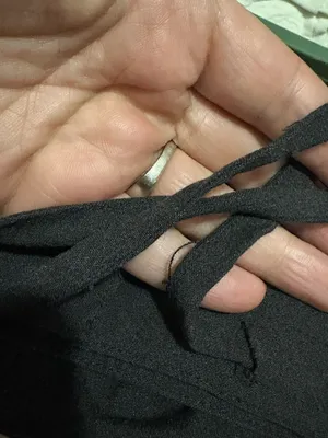 Old Navy Black Stretch Pants with Drawstring Waist thumbnail 8