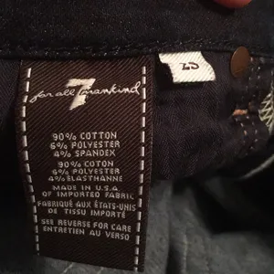 7 For All Mankind Kimmie Dark Wash Straight Leg Jeans Minimalist Capsule Denim thumbnail 4