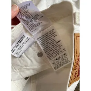 NWOT Womens Levis 501 white cut off denim shorts high rise 2.5in inseam size 32‎ thumbnail 8