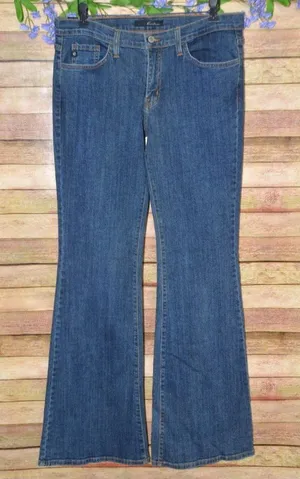 KanCan Jeans Women 15/31 Blue Mid Rise Flare Kick Stretch Denim thumbnail 1