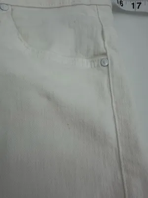Mother Jeans Women’s 30 White Denim the Insider Crop Step Fray 1157-753 26” thumbnail 8