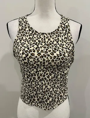 Gaze Animal Print Tank thumbnail 2