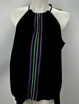 Knox Rose black halter top XXL new thumbnail 1