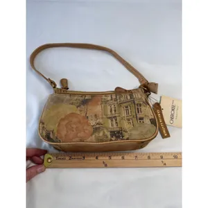 Deadstock VTG 2002 Cherokee Cityscape Floral Crossbody Bag NWT Y2K thumbnail 8