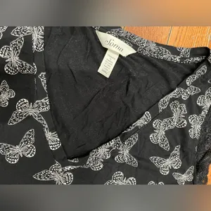 Soma Black Butterfly Pattern Tank Top thumbnail 4