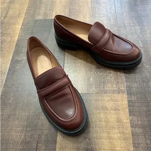 Madewell The Bradley Brown Leather Lugsole Loafers Size 8.5 thumbnail 4