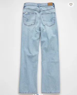 NWOT American Eagle Strigid Ripped High Waisted Stovepipe Jeans thumbnail 2