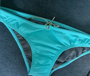 Jolyn Clothing “Midl” Aqua Bikini Bottom thumbnail 1