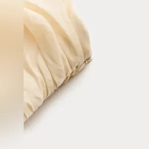 Zara ZW‎ Collection Drape Midi Yellow Dress Size L thumbnail 15