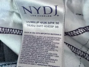 NYDJ Marilyn Straight Jeans Women’s Size 4 Medium Wash Stretch Denim thumbnail 6