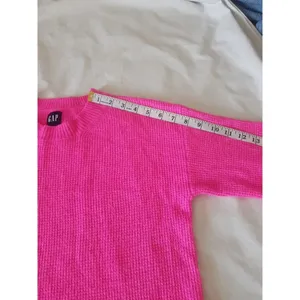 Gap Womens Sweater Size XS Ribbed Waffle Pullover Fuchsia Pink Long Sleeve thumbnail 11
