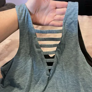 Toad&Co Women’s Blue Sleeveless Tank w Cups Medium Ladder Back Stretch Casual thumbnail 8
