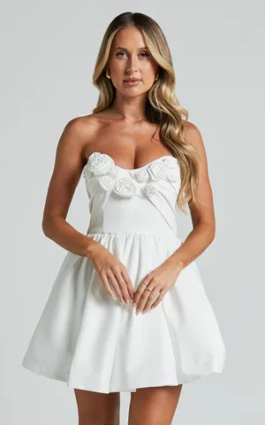 New Showpo Angeletta Mini Dress Sweetheart Fit & Flare Dress MSRP $139 thumbnail 6
