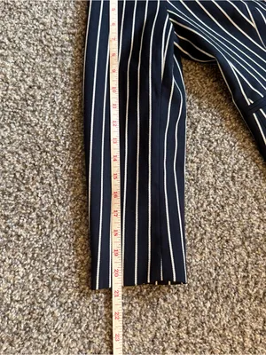 Banana Republic Black Blazer with White Pinstripes thumbnail 10