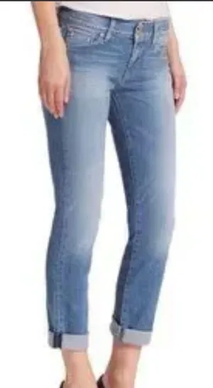 Hudson ginny‎ straight ankle w/ cuff Women's jeans 32 thumbnail 1