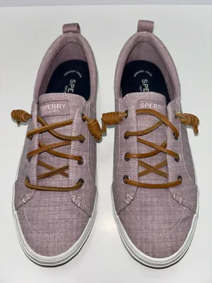 Sperry Crest Vibe Elastic Slip On Sneaker Shoe Women's Size 8M Lilac STS88212 thumbnail 3