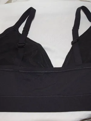 NWT No Boundaries Pullover Knit Cami Bralette, Black, XXXL(0251) thumbnail 1