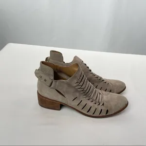 Sam Edelman Pierson Woven Cutout‎ Booties in Putty Size 8.5 thumbnail 6