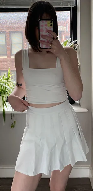 Amazon White Tennis Skirt thumbnail 1