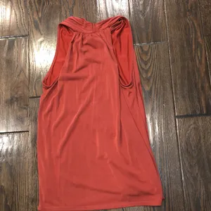 Green envelope apricot color top sleeveless size small thumbnail 5