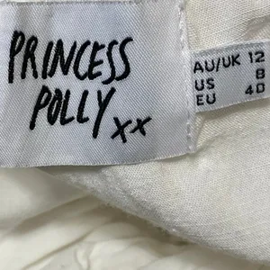 Princess Polly White Short Sleeve Ruffle Smocked Tiered Romper Shorts Size 8 thumbnail 3