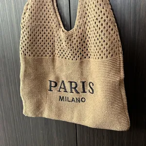 Paris Milano Knit Bag Tan thumbnail 2