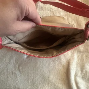 Nine West Crossbody Bag Tangerine Faux Leather thumbnail 4