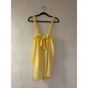NEW Intimately Free People Forever Young Satiny Romper in Yellow Small thumbnail 2