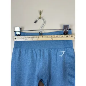 Gymshark Women’s Blue Marl Vital Seamless High Rise Compression Leggings Size M thumbnail 9
