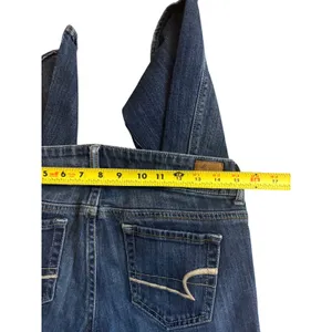 American Eagle Artist Low Rise Bootcut Jeans Dark Wash Size 6 Regular Y2K 0603 thumbnail 6