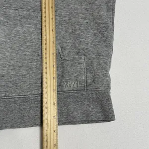Madewell MWL Betterterry Full-Zip Hoodie Sweatshirt Size M Gray Cozy Lounge‎ thumbnail 6