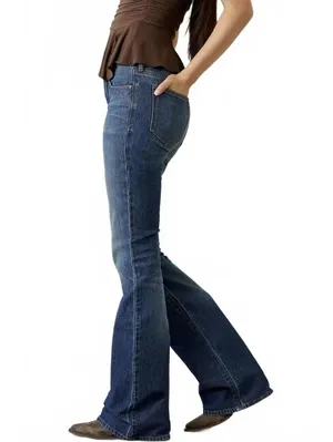 Pacsun Jade Low Rise Bootcut Jeans Stretch Dark Blue NWT Eliska Size 26 Short thumbnail 3