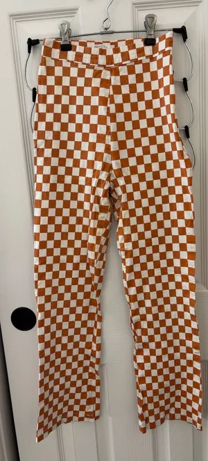 Peppermayo checker pants thumbnail 1