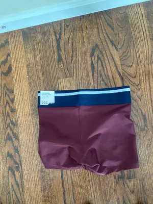Dolce & Gabbana NWT DSG Athletic small Shorts Burgundy thumbnail 5